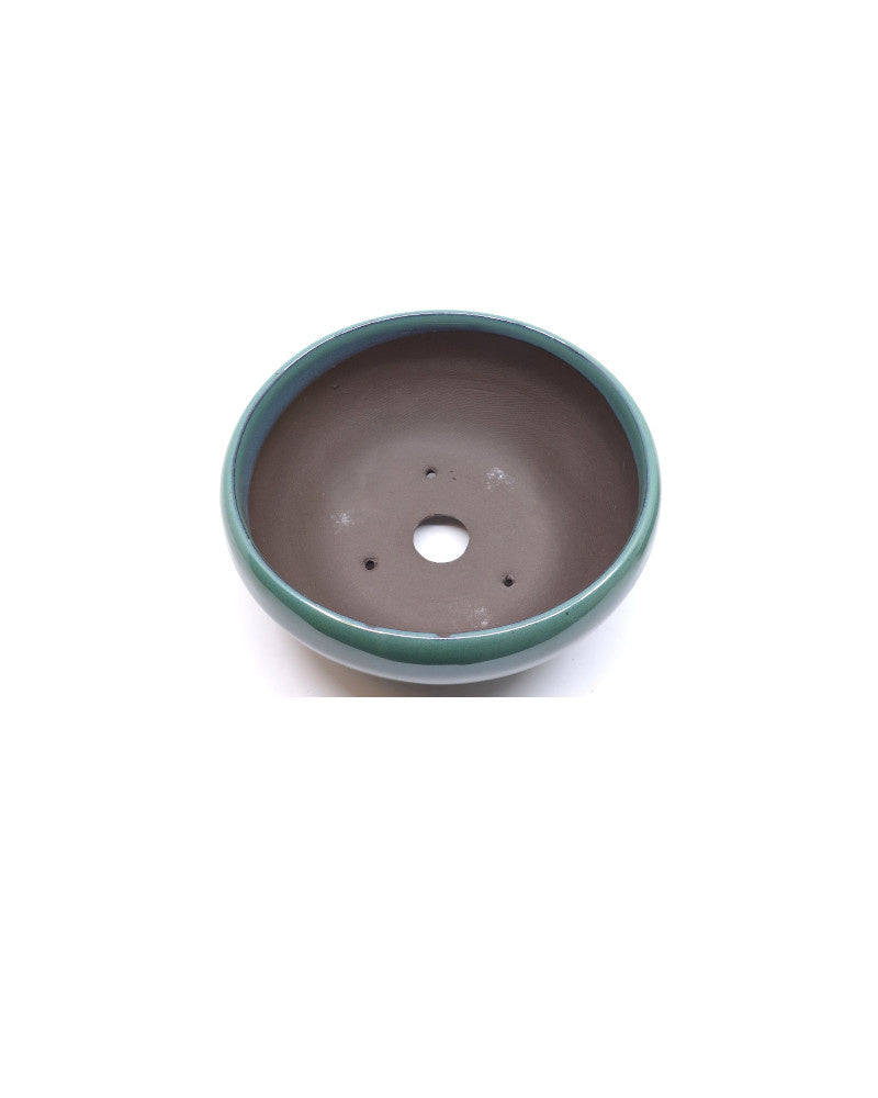Bonsai pot groen rond 16cm