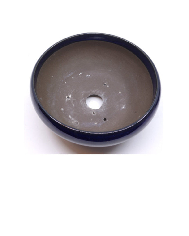 Bonsai pot blauw rond 24cm