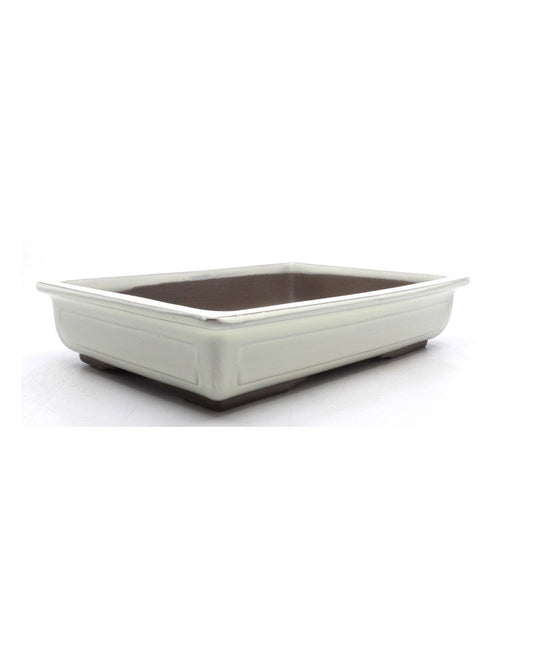Bonsai pot creme rechthoekig 30cm