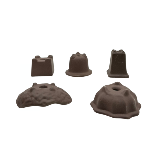 Set di 5 vasi Mame non smaltati (larghezza 4-7 cm)
