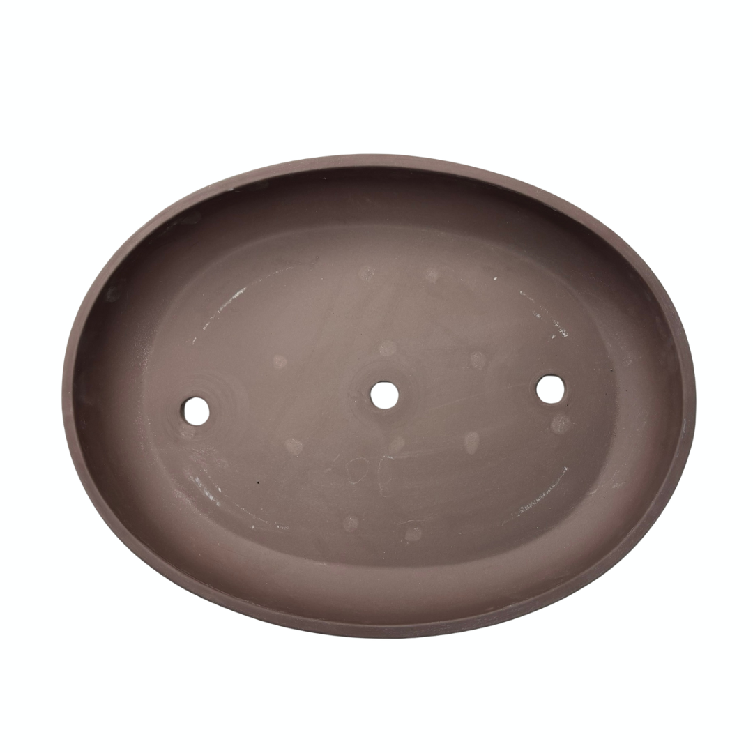 Vaso per bonsai ovale non smaltato 47 cm