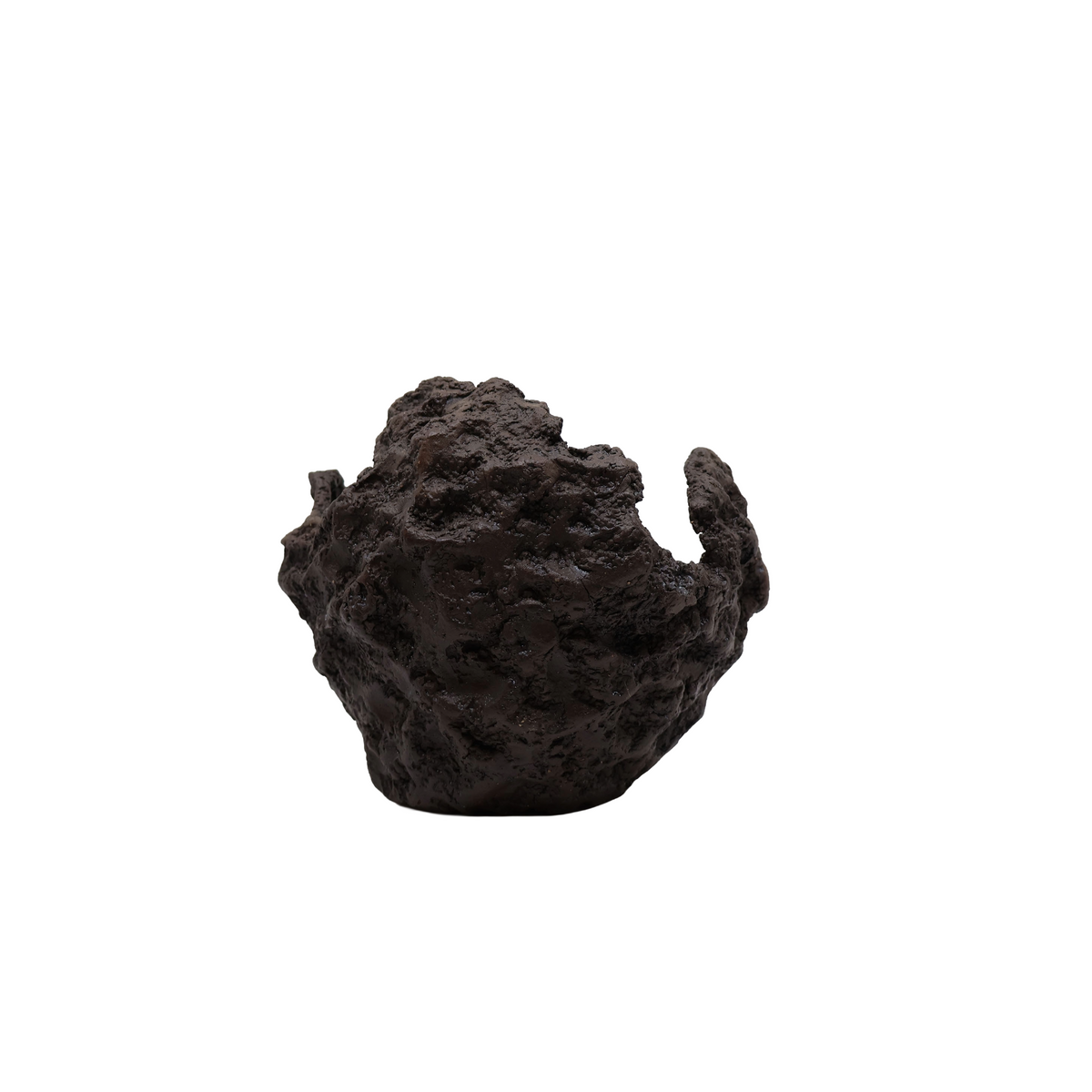 Vaso per bonsai a forma di luna, sferico – fatto a mano 16cm