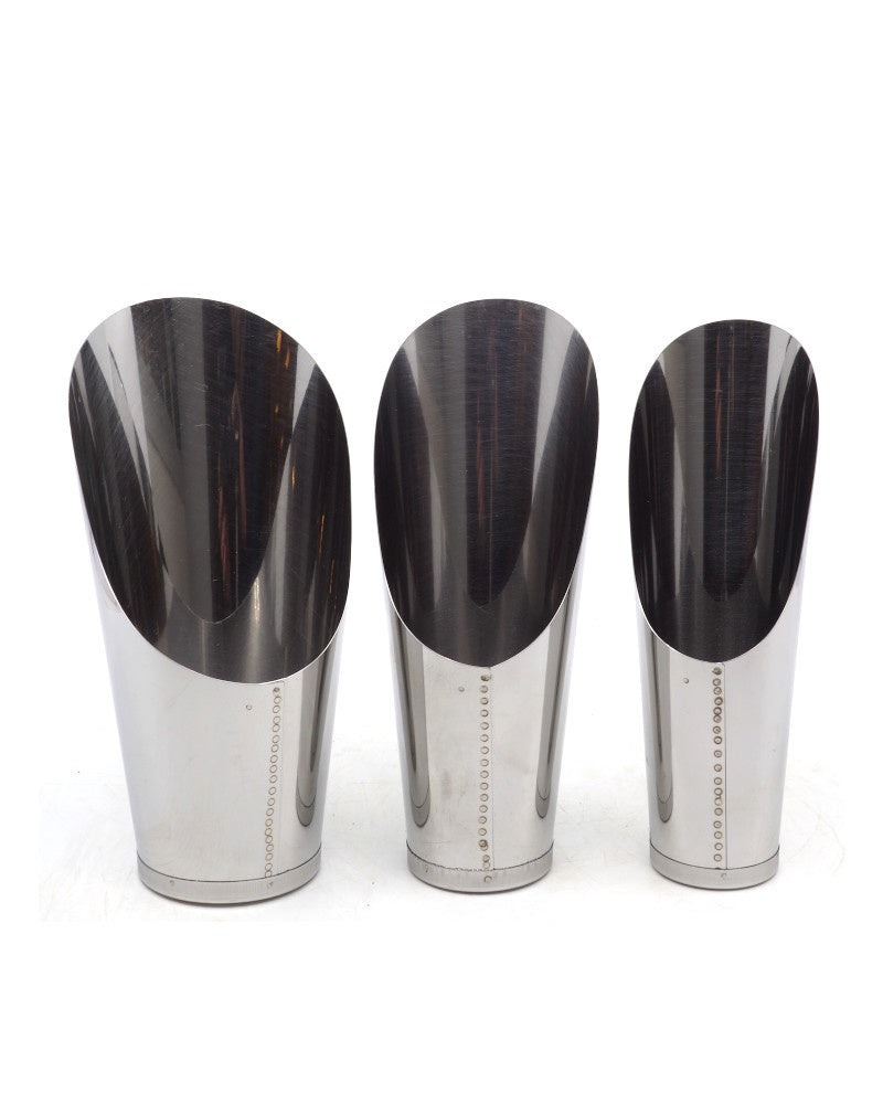 Bonsai schepjes set 3 stuks - RVS
