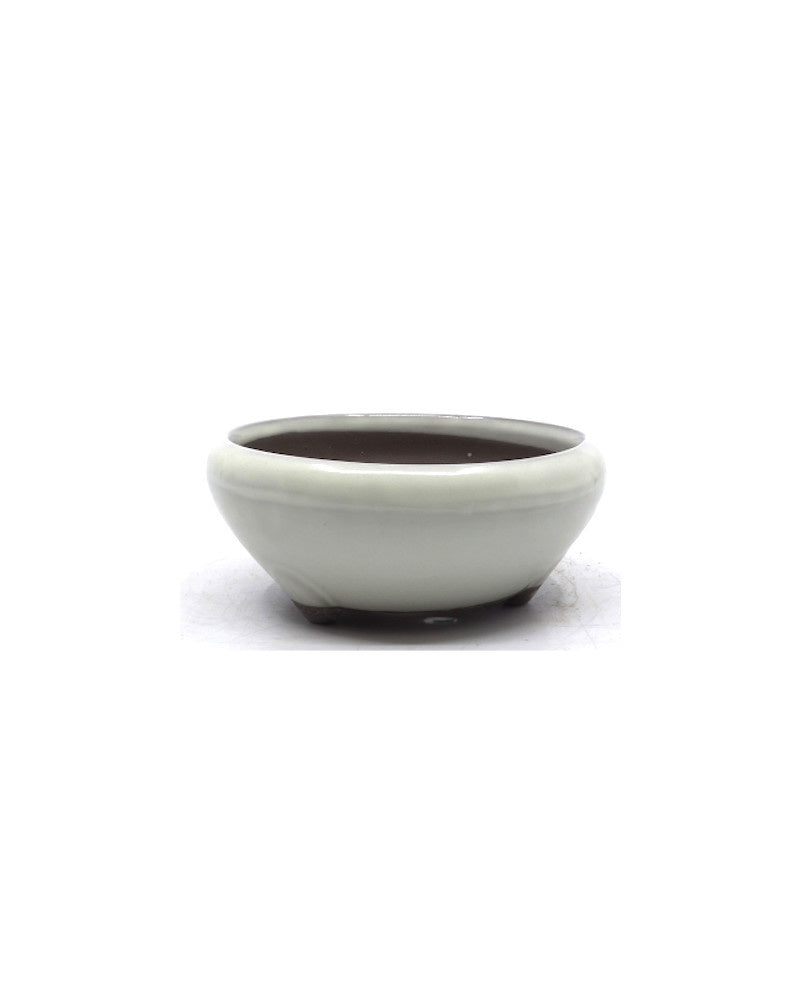 Bonsai pot wit rond 13cm