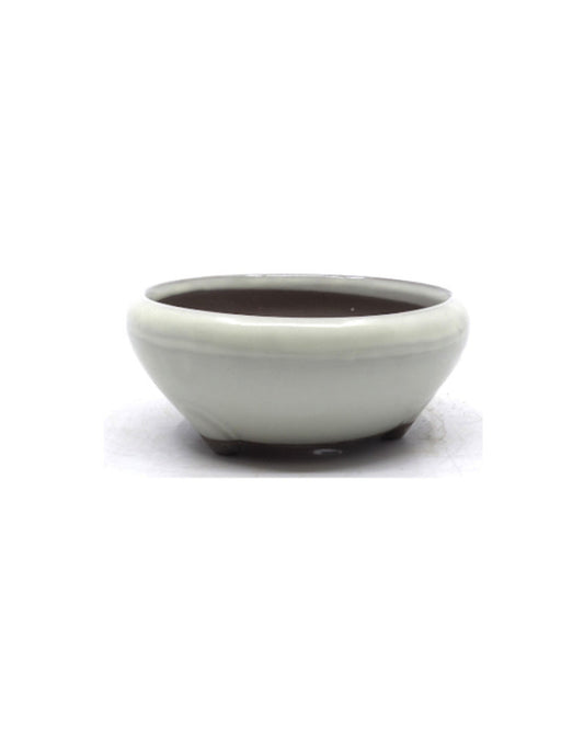 Bonsai pot creme rond 19cm