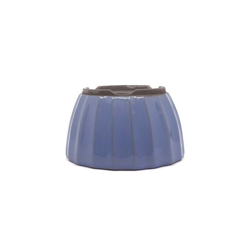 Bonsai pot licht blauw chrysanten 12cm