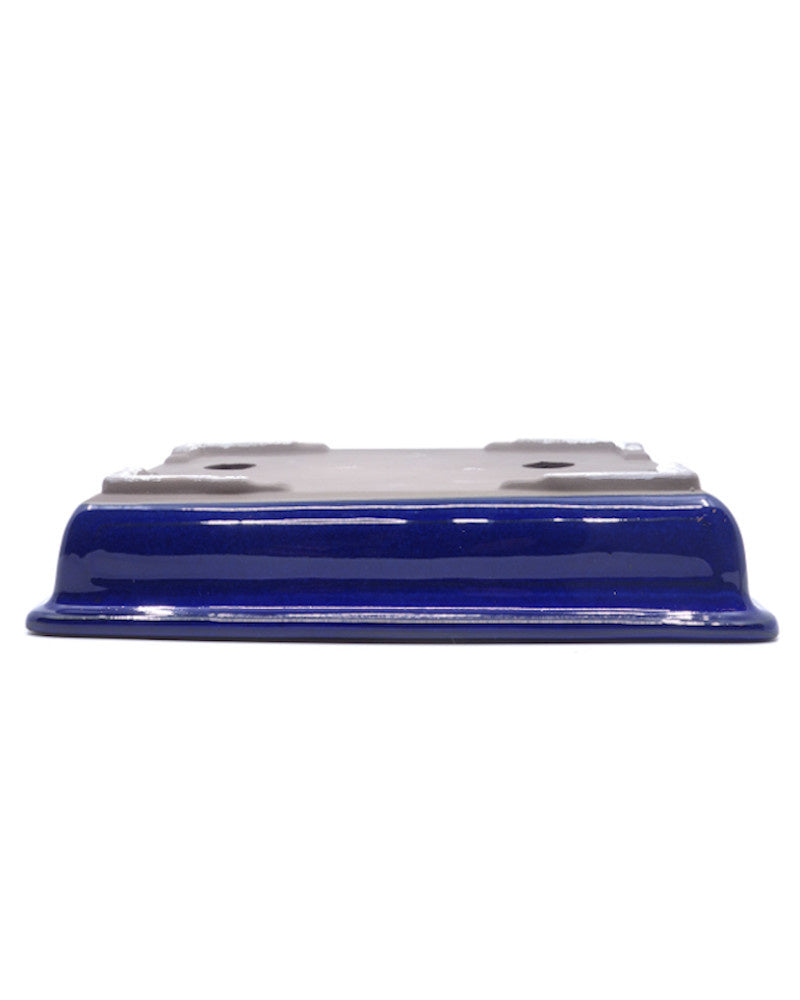 Bonsai pot blauw rechthoekig 37cm