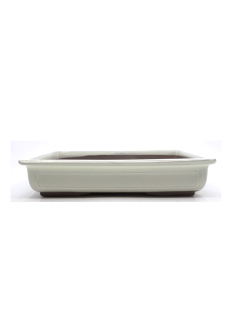 Bonsai pot creme rechthoekig 30cm