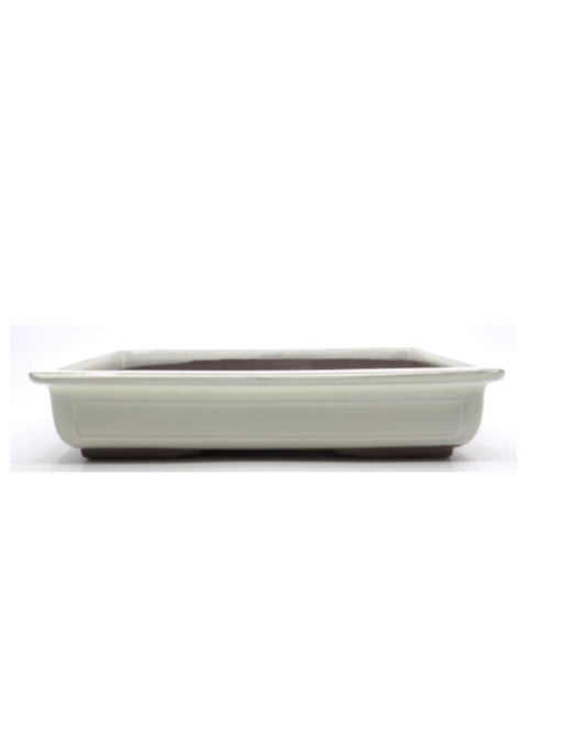 Bonsai pot creme rechthoekig 34cm
