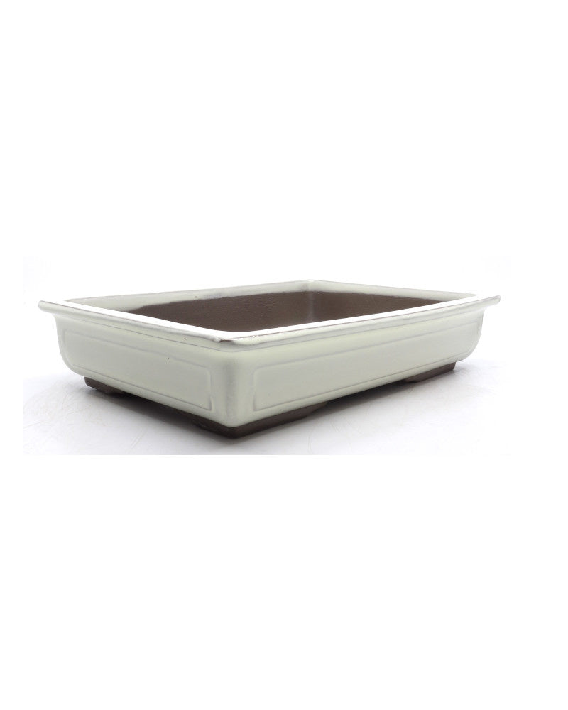 Bonsai pot creme rechthoekig 25cm