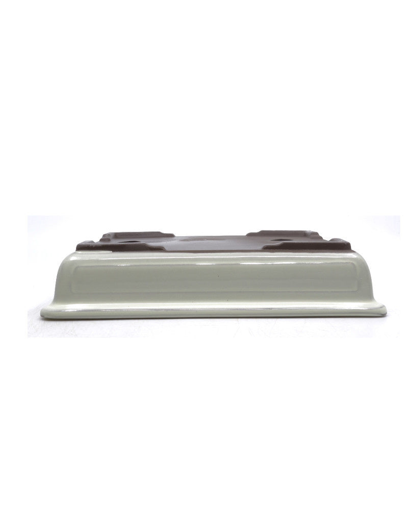 Bonsai pot creme rechthoekig 25cm