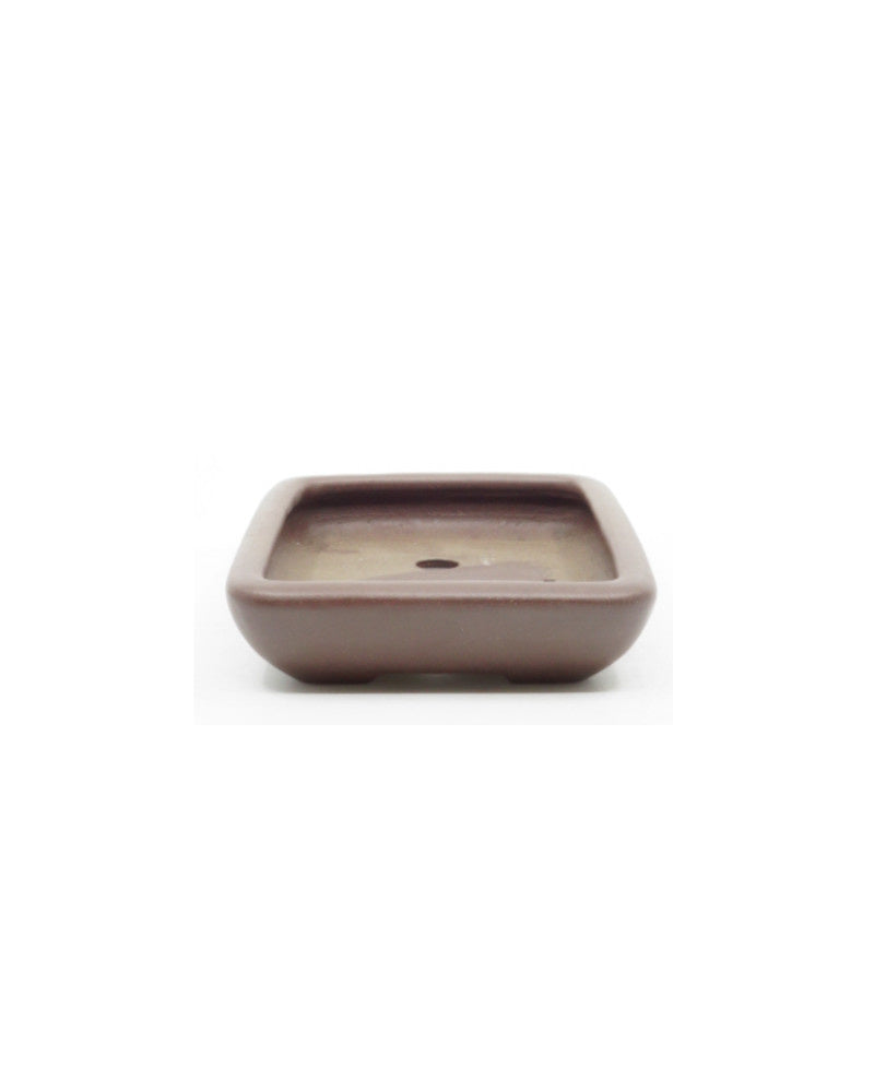 Bonsai pot Yixing ongeglazuurd rechthoek 16.5 cm