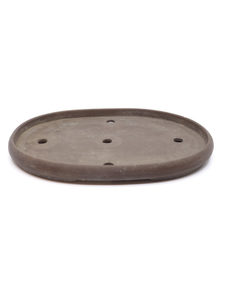 Bonsai pot ongeglazuurd ovaal 34cm