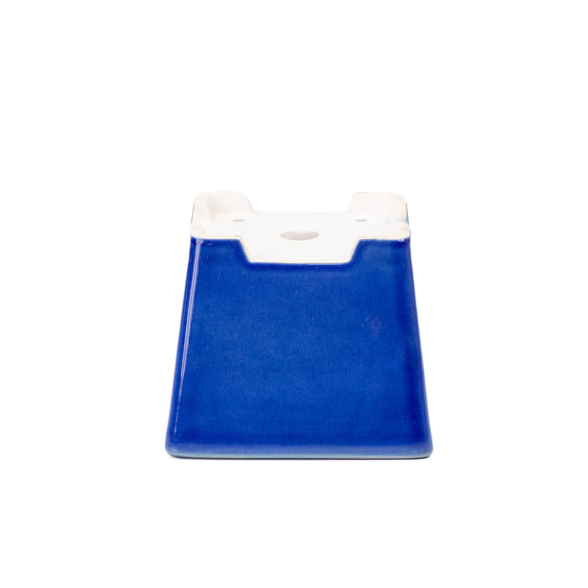 Vaso per bonsai blu semi-cascata quadrato 14 cm, altezza 12 cm
