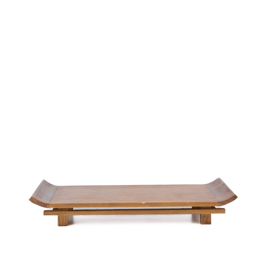 Tavolo per bonsai marrone chiaro, design torii 26cm