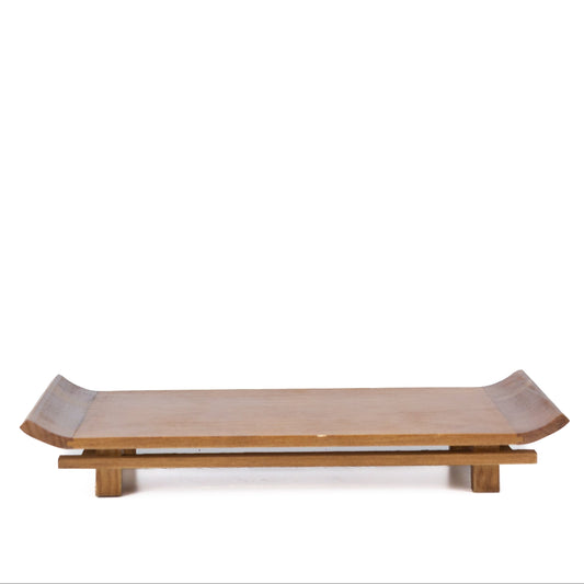 Tavolo per bonsai marrone chiaro, design torii 32cm