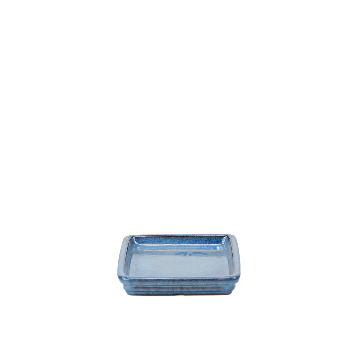 Sottovaso per bonsai rettangolare blu 15cm