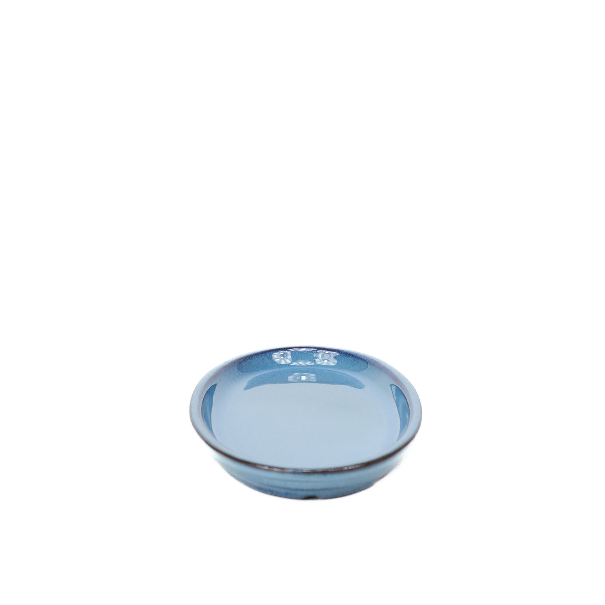 Sottovaso per bonsai blu ovale 31 cm