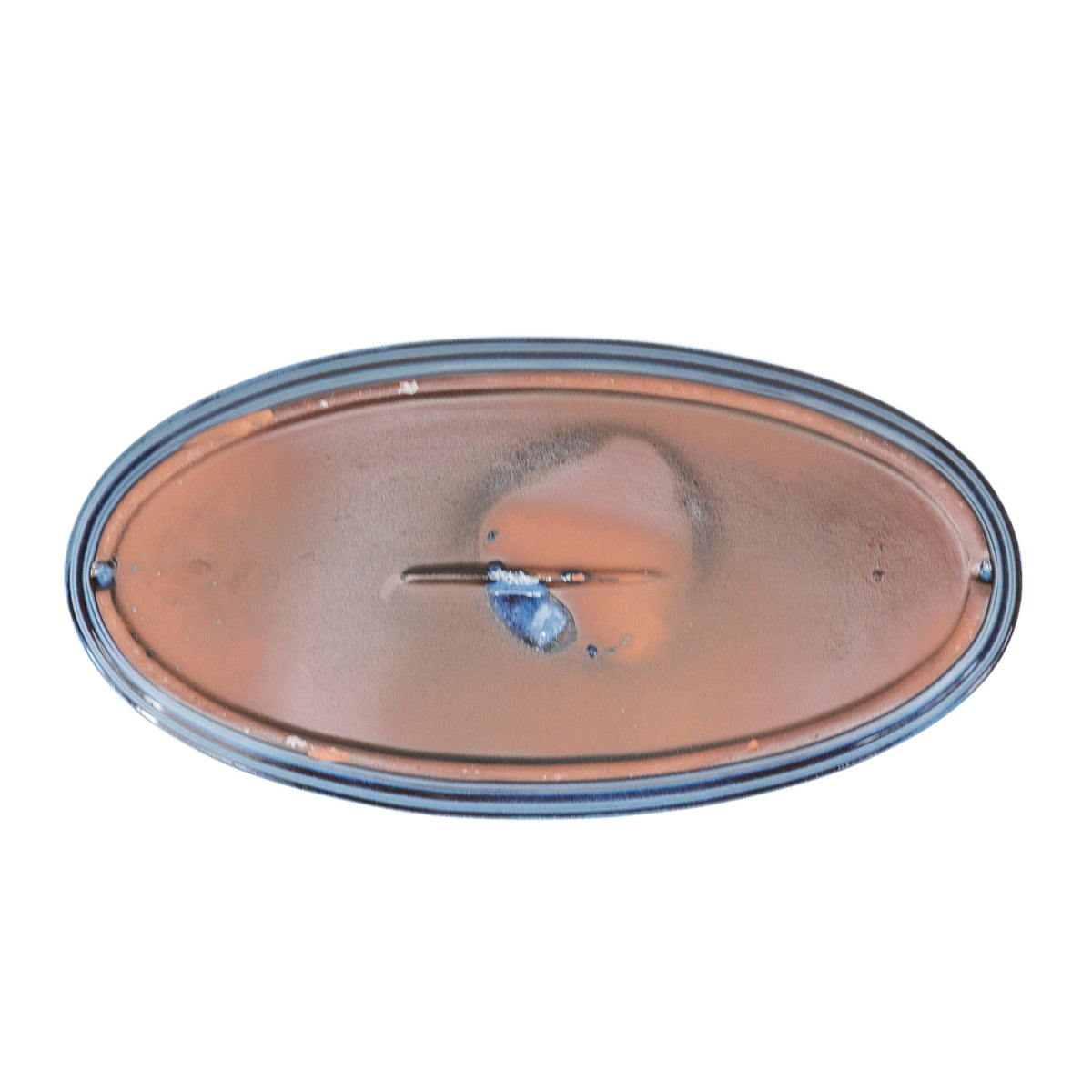 Sottovaso per bonsai blu ovale 31 cm