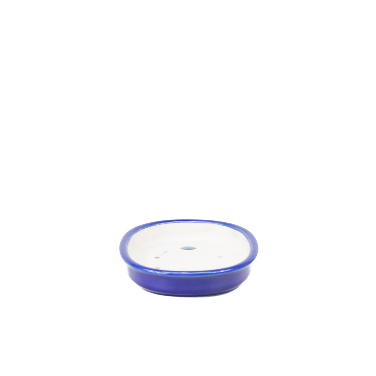 Vaso bonsai Yixing blu ovale 21cm