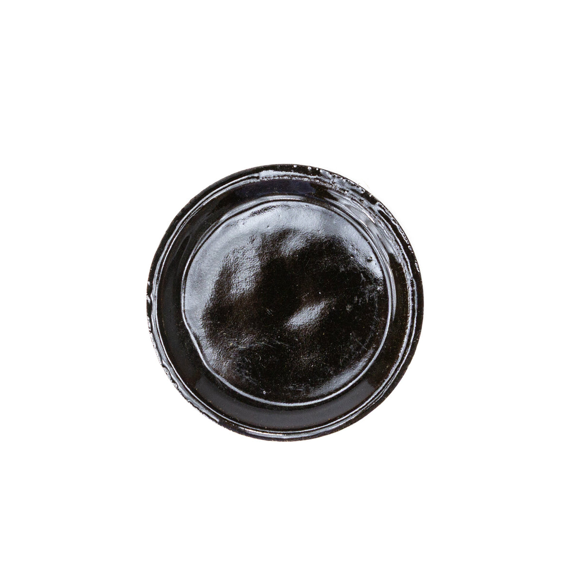 Sottovaso per bonsai blu scuro, nero rotondo 11cm