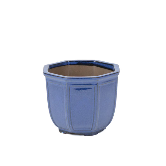 Bonsai pot cascade blauw 16cm