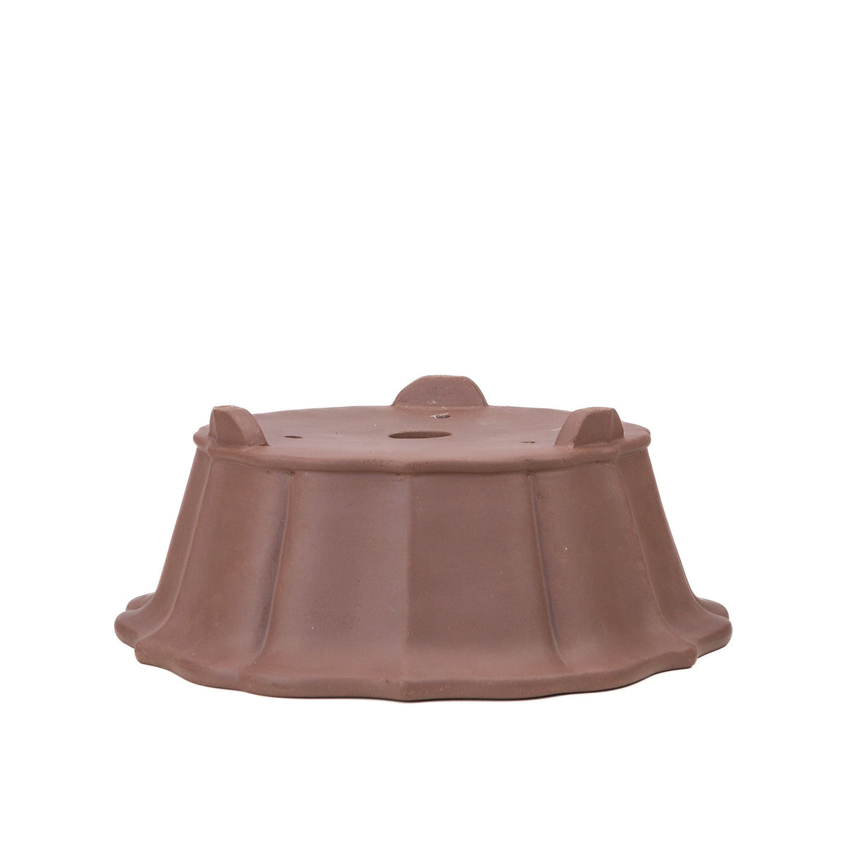 Bonsai pot ongeglazuurd chrysanten rond 36cm