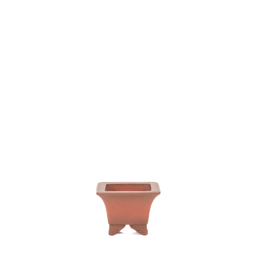 Shohin bonsai pot Yixing ongeglazuurd rechthoek 10cm