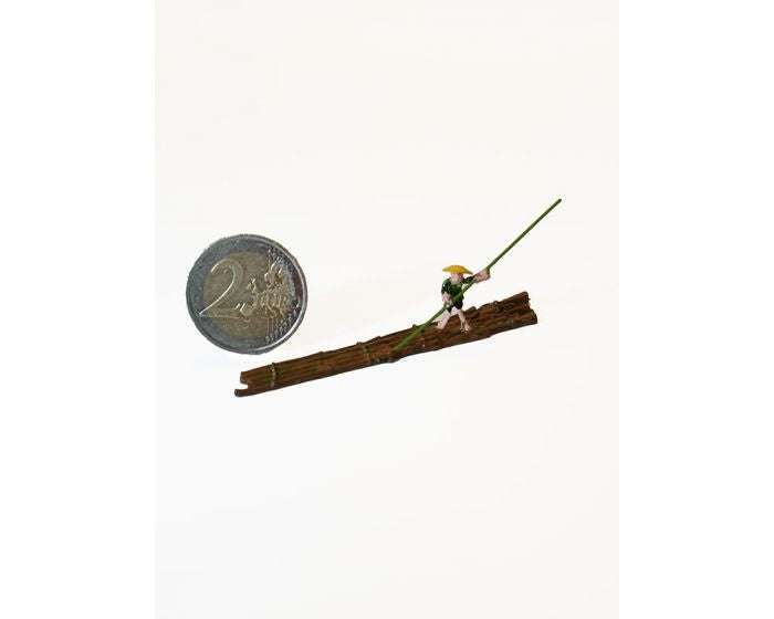 Bonsai Tenpai / Vlot groot (handgeschilderd)