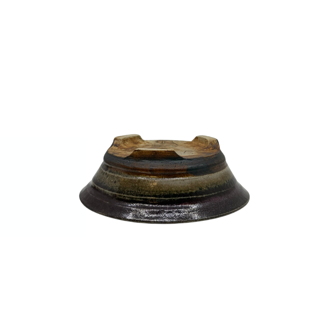 Vaso per bonsai color sangue di bue René Lecocq 14cm