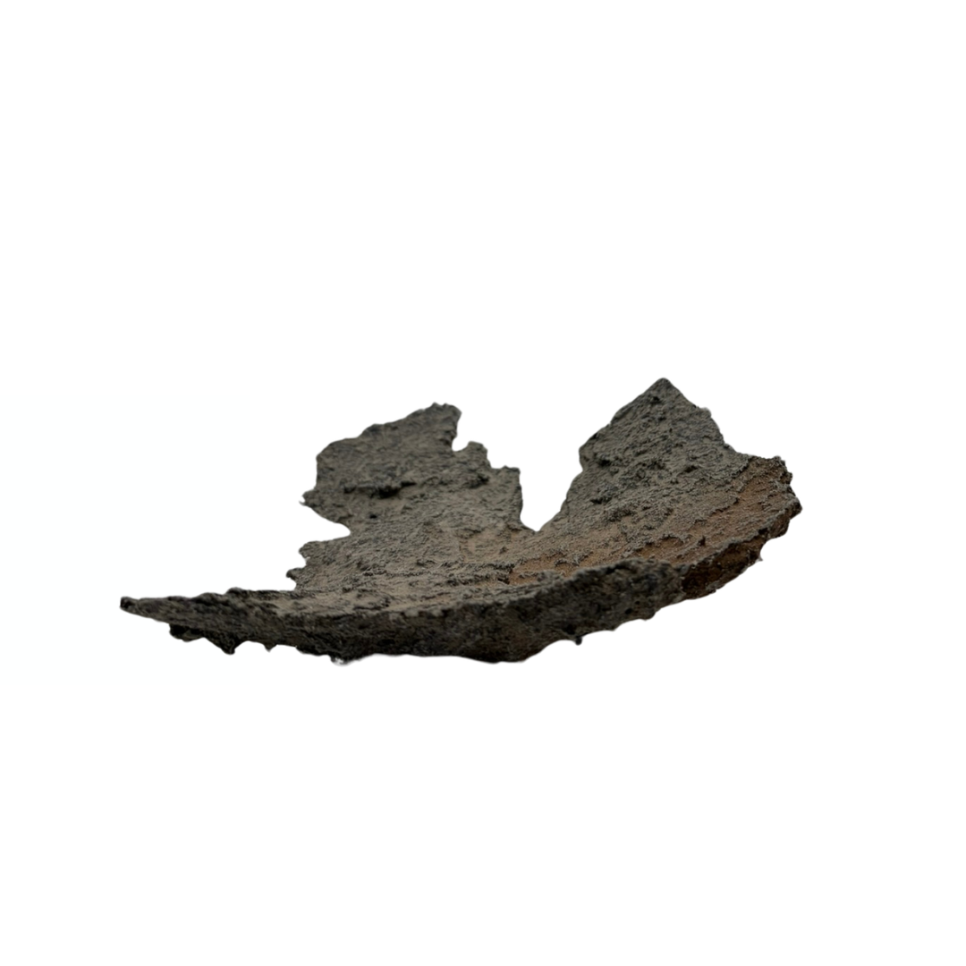 Vassoio per bonsai grigio con accenti beige 18cm