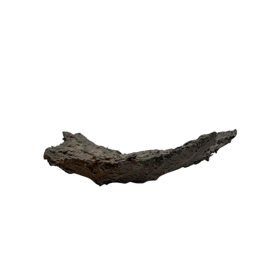 Vassoio per bonsai grigio con accenti beige 18cm