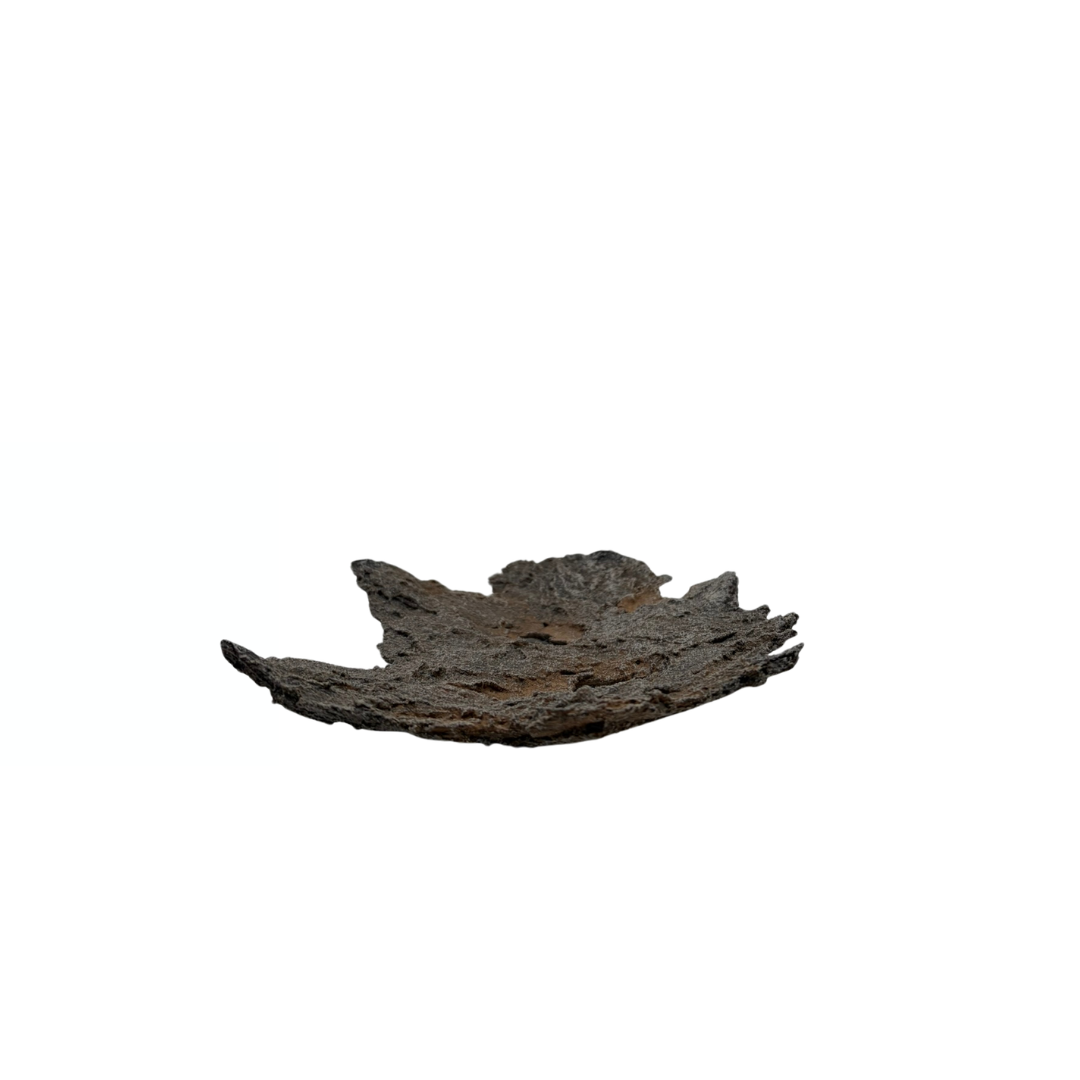 Lastra per bonsai marrone con accenti ruggine 16cm