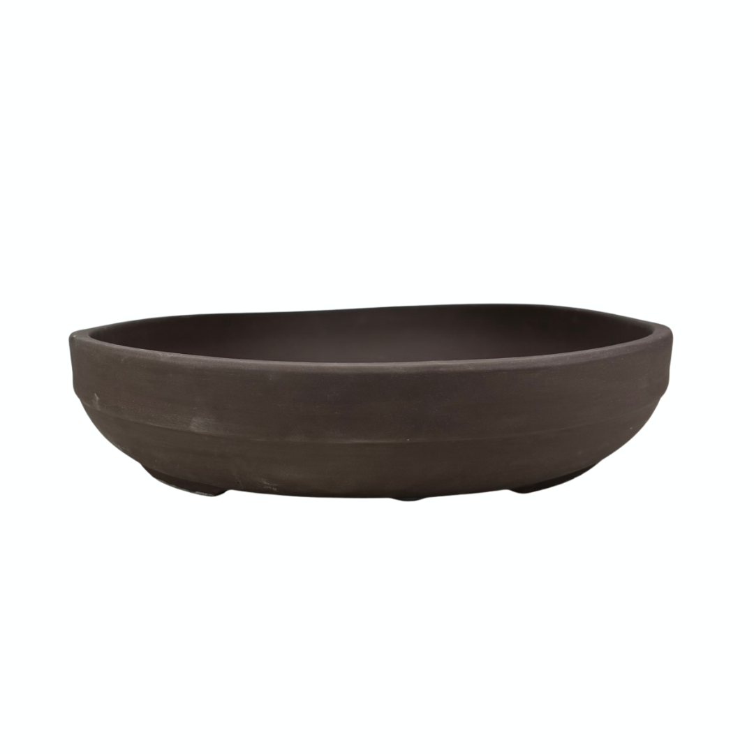 Vaso per bonsai ovale non smaltato 47 cm