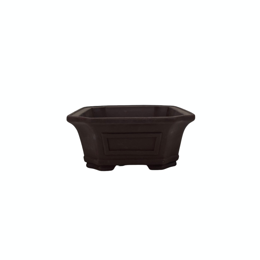 Vaso bonsai rettangolare non smaltato 23 cm