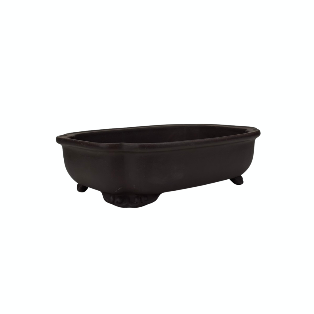 Vaso per bonsai mokko non smaltato 23cm