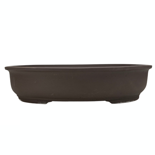 Vaso per bonsai - ovale, non smaltato (41 cm di larghezza)