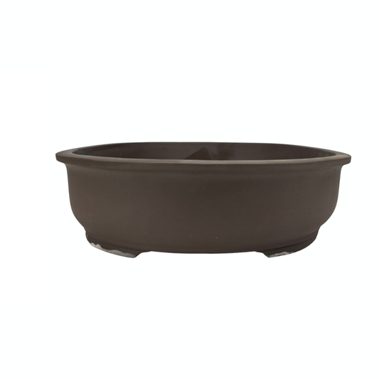 Vaso per bonsai - ovale, non smaltato (41 cm di larghezza)