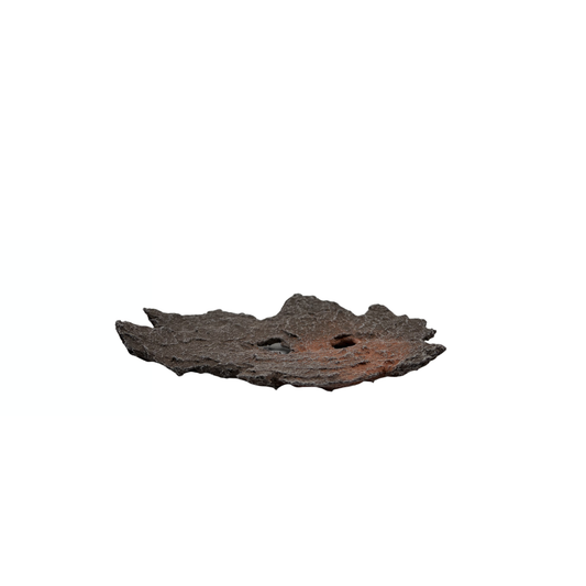 Lastra per bonsai marrone con accenti rossi 17 cm
