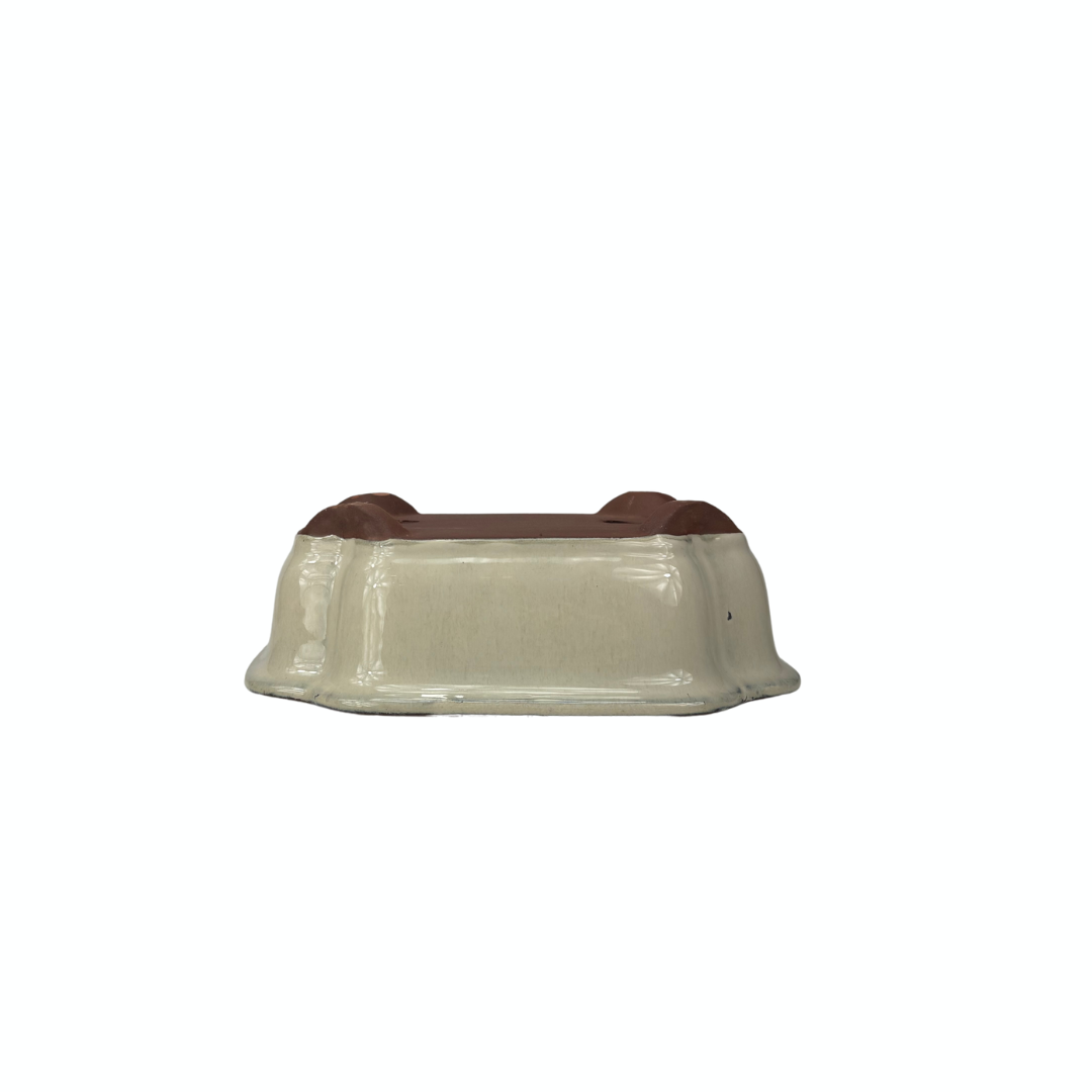 Vaso per bonsai color crema mokko 16cm - set