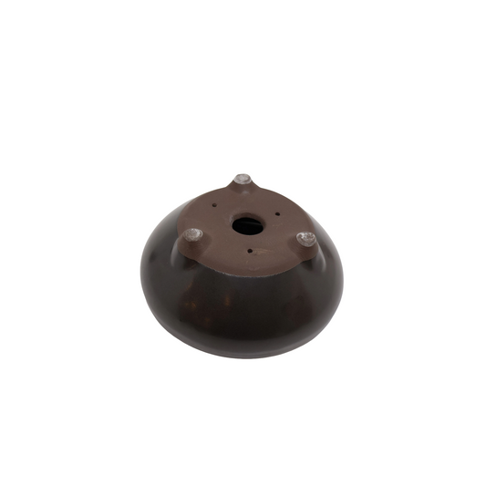 Vaso per bonsai rotondo nero opaco 11 cm