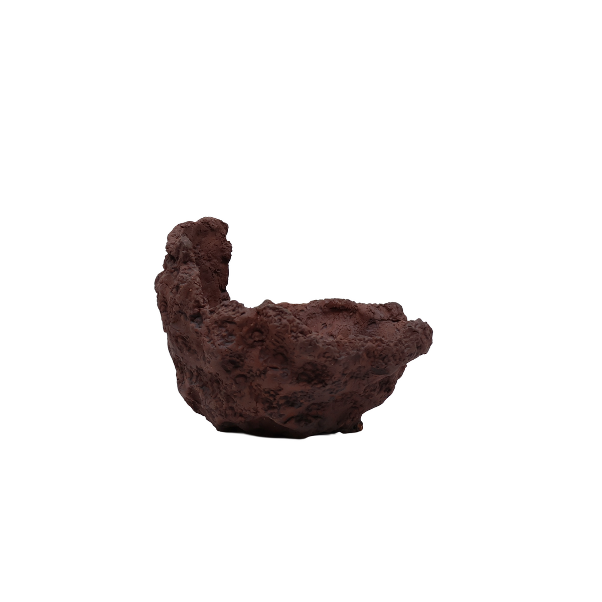 Vaso per bonsai a forma di luna – fatto a mano 12 cm