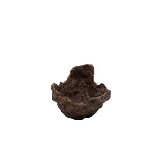 Vaso per bonsai a forma di luna – fatto a mano 11 cm