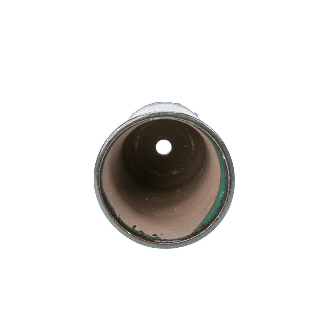 Vaso per bonsai verde marrone rotondo a cascata 15cm, altezza 18,5cm
